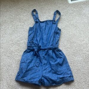Kids Denim Blue Romper